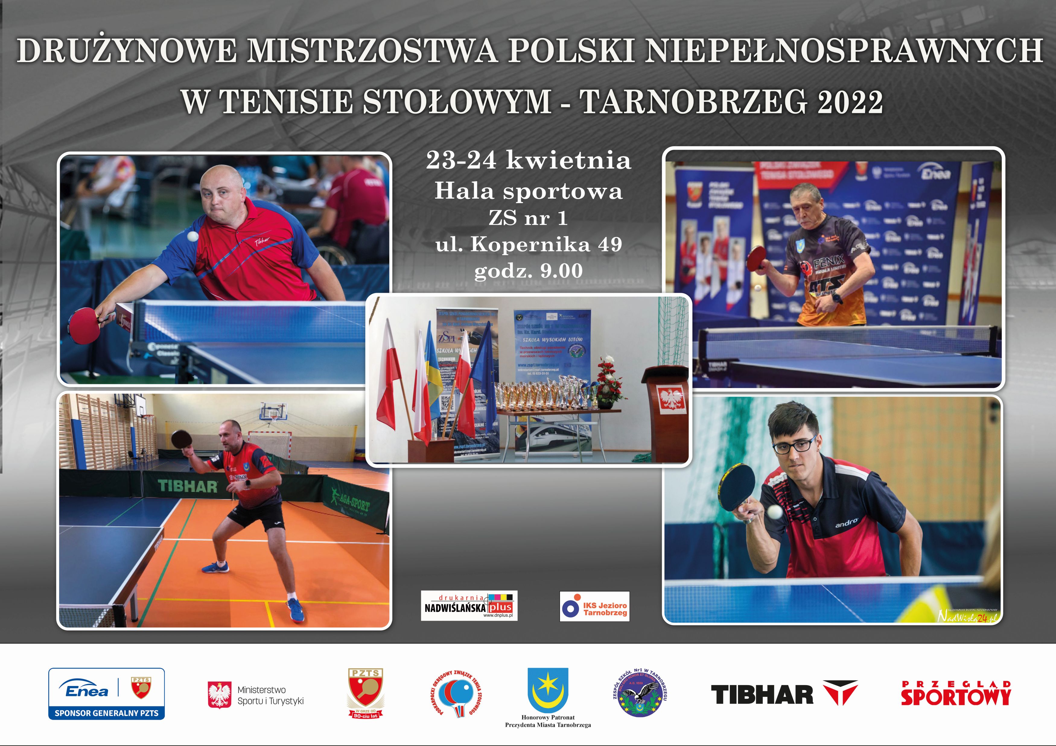 Drużynowe Mistrzostwa Polski Niepełnosprawnych w Tenisie Stołowym - Tarnobrzeg 2022